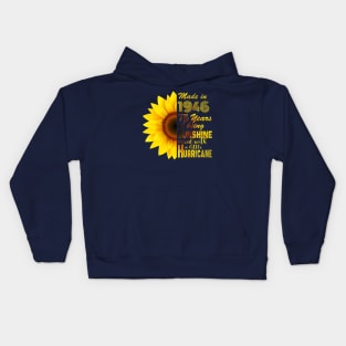 Vintage 1946 Sunflower 75th Birthday Awesome Gift Kids Hoodie